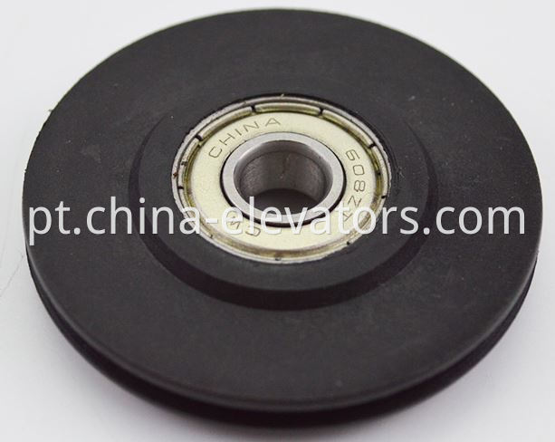 Rolo de corda da porta do elevador KONE 48 * 5 * 608ZT KONE Elevator Door Rope Roller 48*5*608ZT